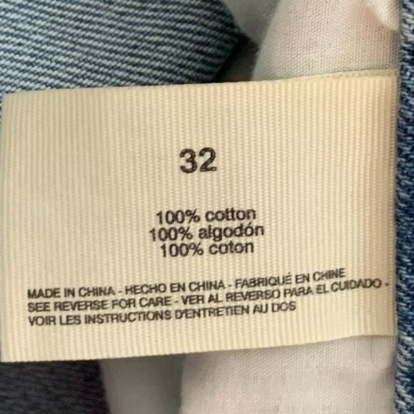 Rachel Roy Straight Ankle Jeans Size 32 High Rise Ripped Blue Denim - Picture 6 of 9